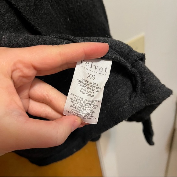 Velvet by Graham and Spencer Collared Button Up Sweater - Picture 5 of 5